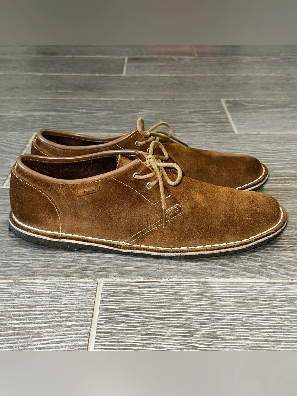 Clarks Originals Jink Cola Suede Oxford Men’s 11M Crepe Sole Casual Minimalist